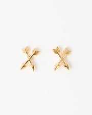 Stella + Gemma Earrings Petite Arrows - Gold & Silver Gold