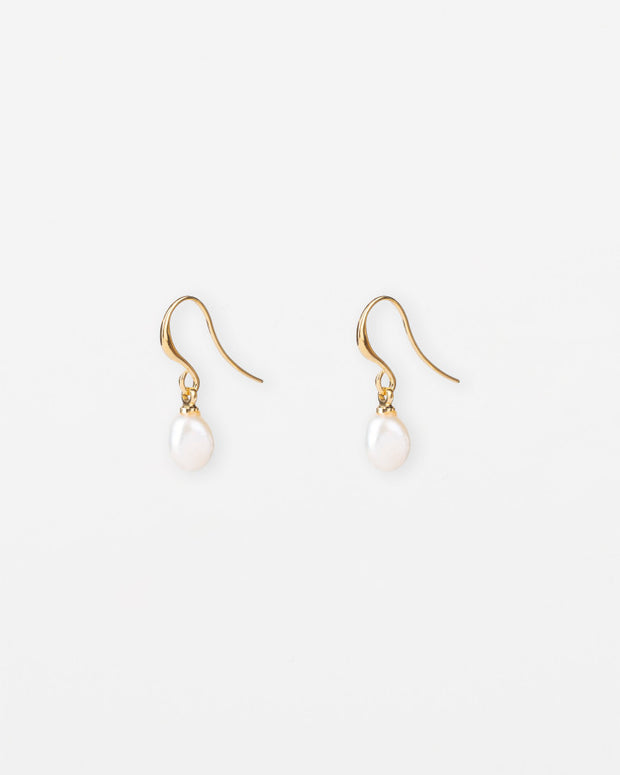Stella + Gemma Mop Drop Earrings - Gold & Silver Gold
