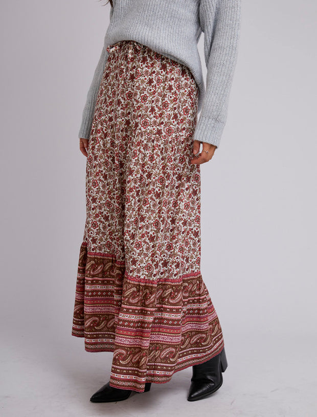 All About Eve Elle Floral Maxi Skirt - Print
