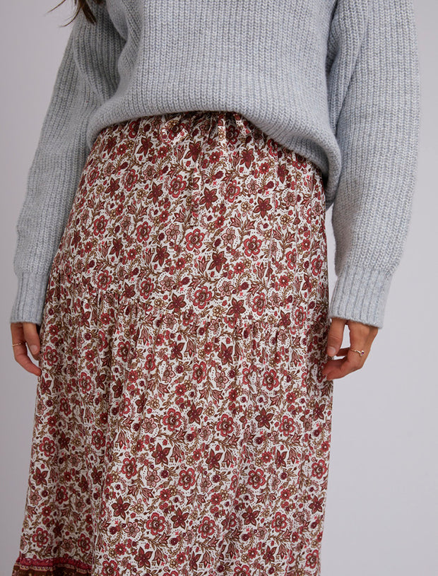 All About Eve Elle Floral Maxi Skirt - Print