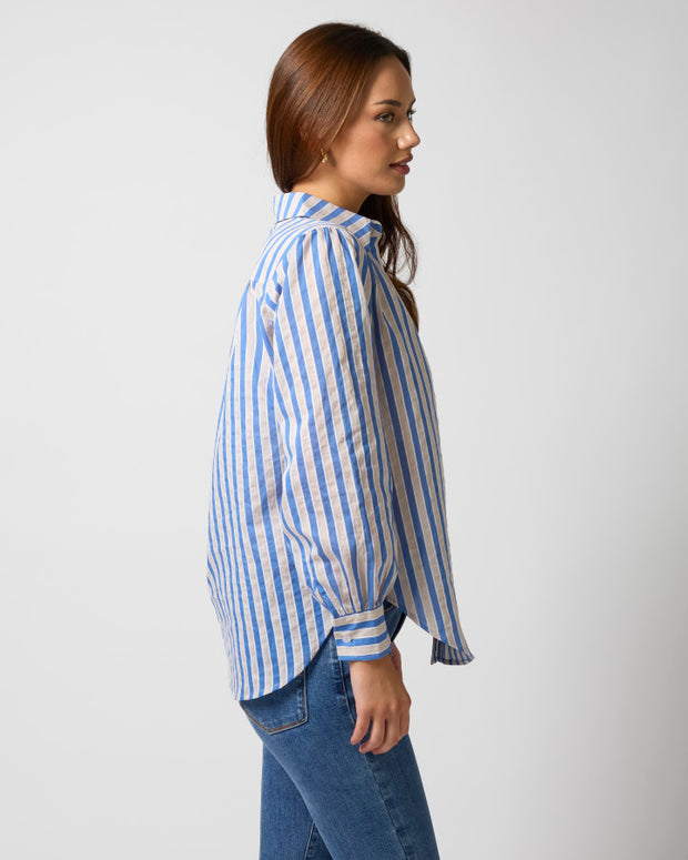 Stella + Gemma Emmery Shirt - Cobalt Stripe