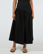 All About Eve Essential Asym Maxi Skirt - Black