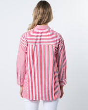 Stella + Gemma Essentials Shirt - Ruby Stripes