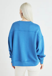 MSCH Dalvina Ima Q Sweatshirt - Vallarta Blue