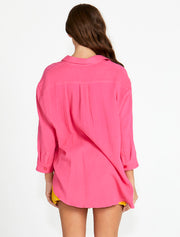 Sass Felix Oversized Shirt - Pink