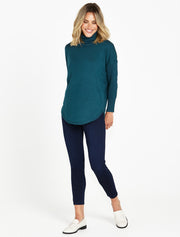 Betty Basics Fleur Knit Jumper - Dark Teal