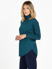 Betty Basics Fleur Knit Jumper - Dark Teal