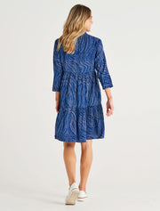 Betty Basics Georgina Dress - Blue Print