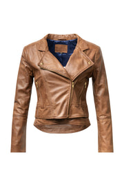 Lemon Tree Blaire Leather Jacket - Tan