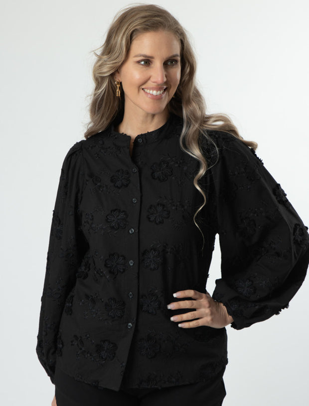 Stella + Gemma Greer Top - Black