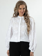 Stella + Gemma Greer Top - White