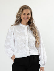 Stella + Gemma Greer Top - White