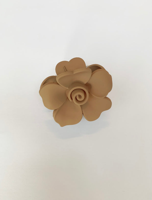 Stella + Gemma Hair Grip - Assorted Matt Light Coffee Rose