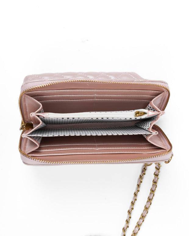 Stella + Gemma Hands Free Bag - Black & Pink Pearl