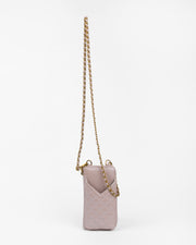 Stella + Gemma Hands Free Bag - Black & Pink Pearl Pink Pearl