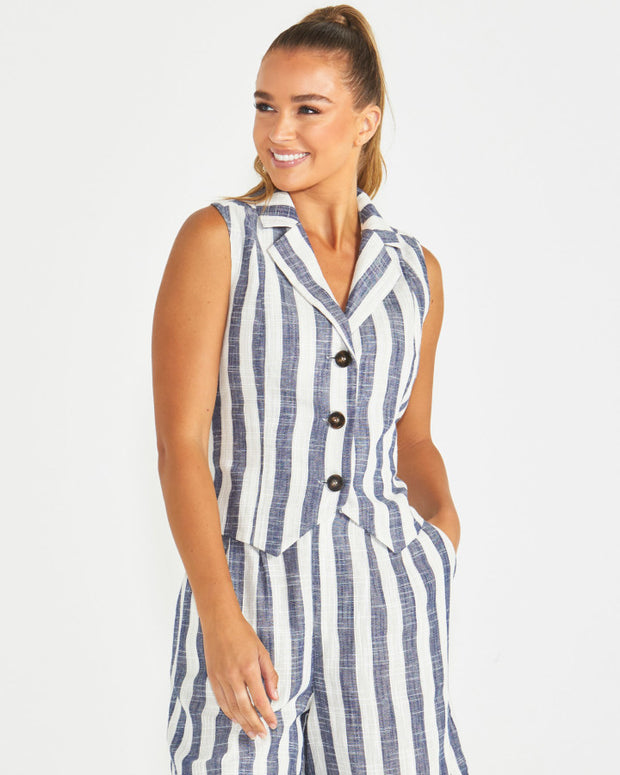 Sass Harley Vest - Stripe