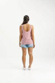 Home-lee Heather Singlet - Rouge With Mini X