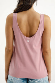 Home-lee Heather Singlet - Rouge With Mini X