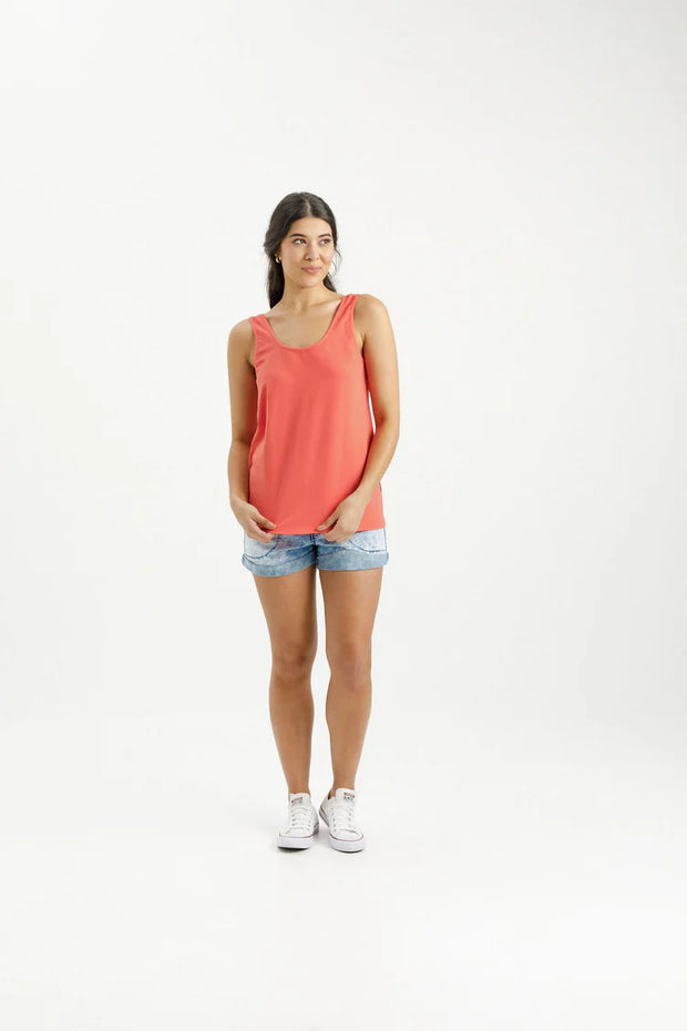 Home-lee Heather Singlet - Berry