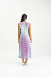 Home-lee Bella Dress - Orchid Stripes