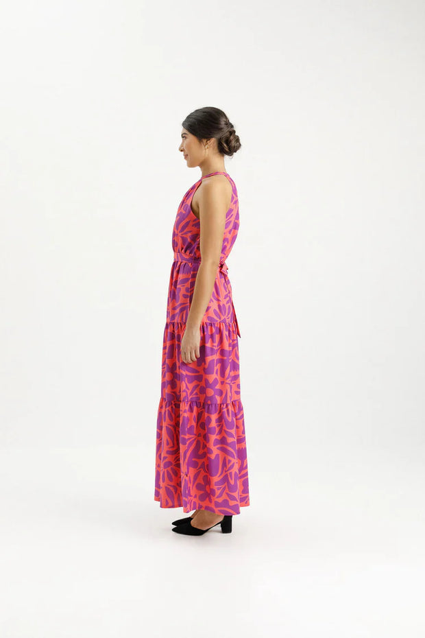 Home-lee X Label August Dress - Sunset Floral