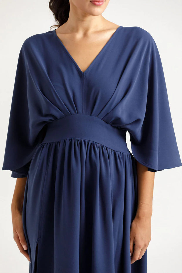 Home-lee X Label Sara Dress - Indigo Blue