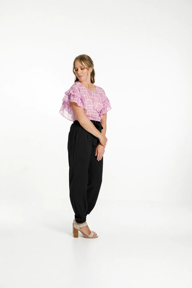 Home-lee X Evelyn Blouse - Pink Bloom