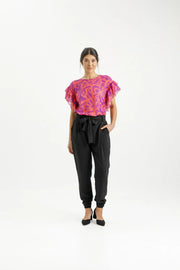 Home-lee X Label Evelyn Blouse - Sunset Floral