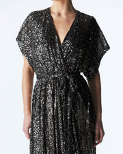 Fate + Becker Impression Sequin Dress - Gunmetal