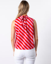 Stella + Gemma Jenna Top - Pink & Red Stripe