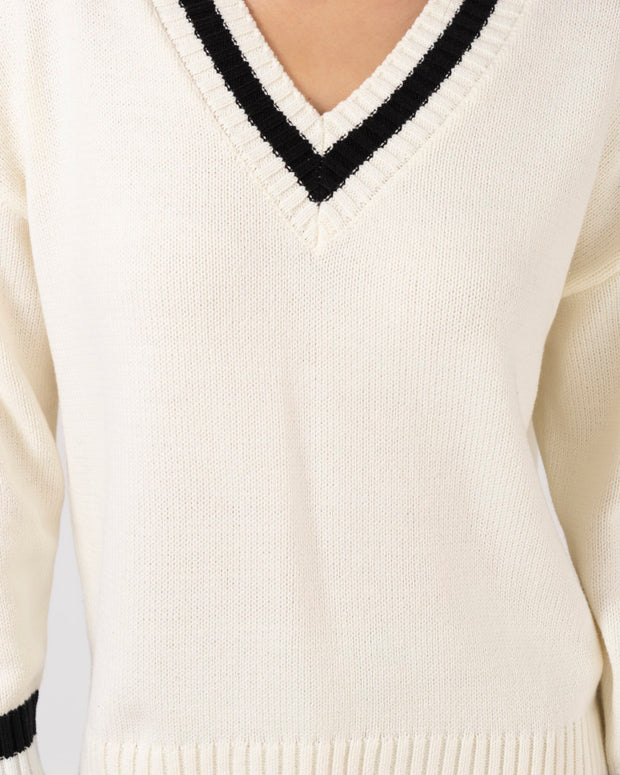 Stella + Gemma Jimmy Jumper - Off White