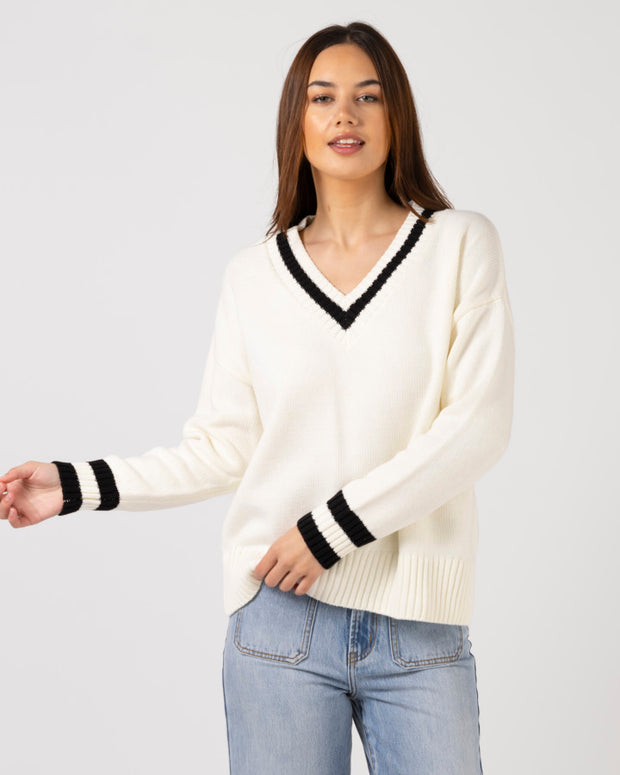 Stella + Gemma Jimmy Jumper - Off White