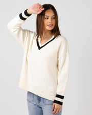 Stella + Gemma Jimmy Jumper - Off White