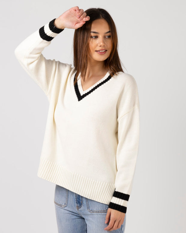 Stella + Gemma Jimmy Jumper - Off White