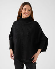 Stella + Gemma Joey Poncho - Black