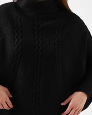 Stella + Gemma Joey Poncho - Black