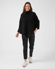Stella + Gemma Joey Poncho - Black