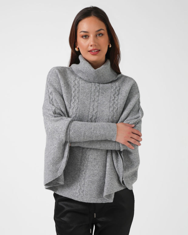 Stella + Gemma Joey Poncho - Grey