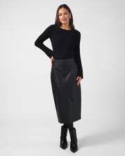 Stella + Gemma Josie Skirt - Black Croc