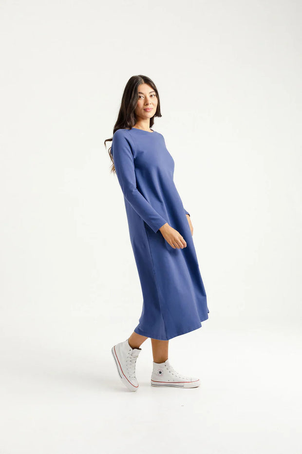 Home-lee Kinsley Midi Dress - Hyacinth
