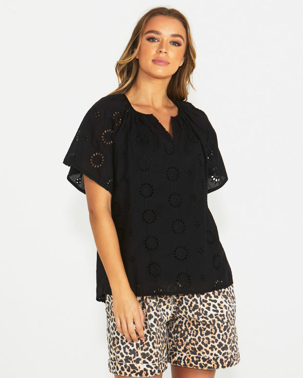 Sass Kirby Top - Black