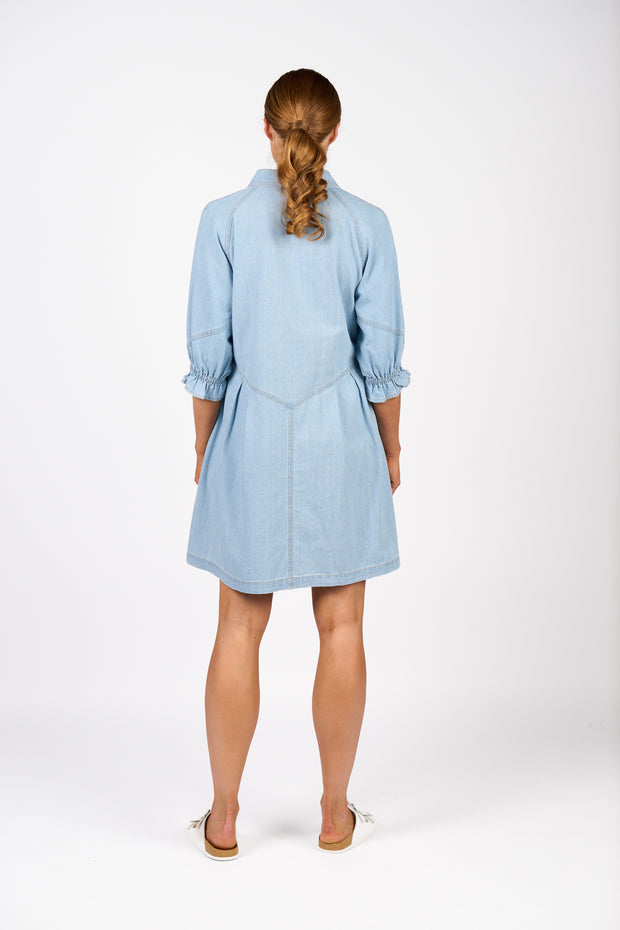 Knewe Piper Dress - Light Wash