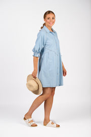 Knewe Piper Dress - Light Wash