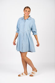Knewe Piper Dress - Light Wash
