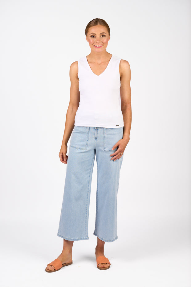 Knewe Vista Tank - White