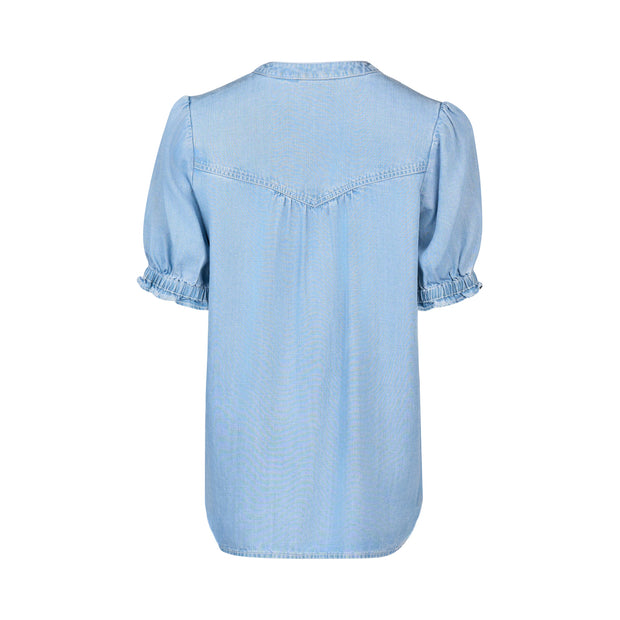 Knewe Naomi Top - Light Blue