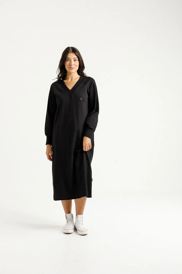 Home-lee Laney Dress - Black with Mini X