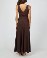 Silent Theory Lenni Maxi Dress - Chocolate