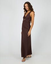 Silent Theory Lenni Maxi Dress - Chocolate