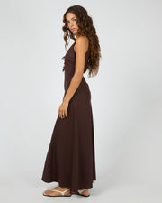 Silent Theory Lenni Maxi Dress - Chocolate
